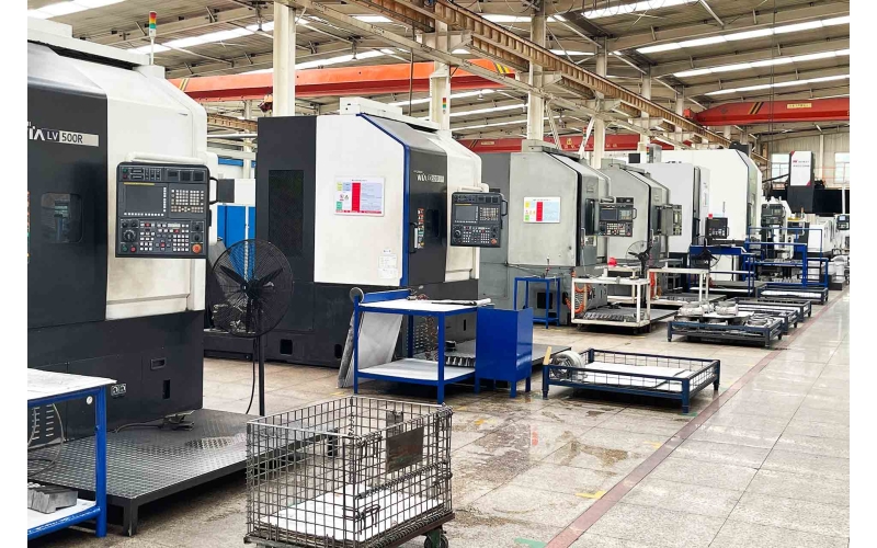 Motor shell production line